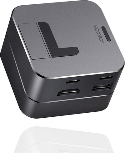 Hub multifunksional edhe mbajtëse për MacBook Pro Joyroom S-H121, gri