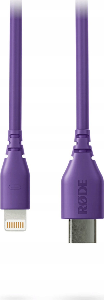 Kabllo lidhëse RODE SC21, Lightning në USB C, vjollcë