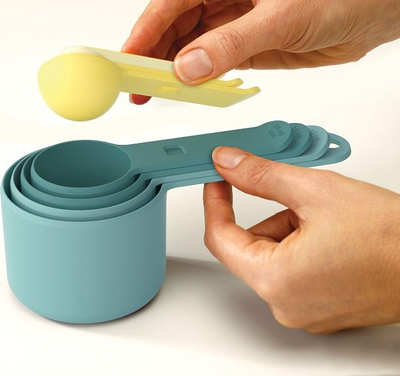 Сет кујнска вага Joseph Joseph Opal Nest Measures, 8 делови, повеќебоен