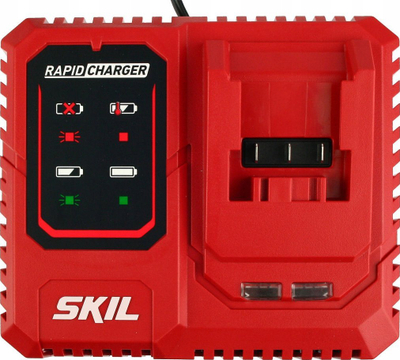 Karikues i shpejtë Skil 3123 AA, 20V, 6.0A, i kuq