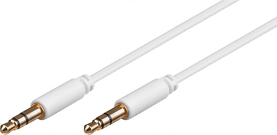 Kabllo audio Wentronic Goobay 69114, 3.5 mm stereo M M, 3 m, e bardhë
