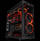 Ftohës Thermaltake Riing LED, 120 mm, i kuq