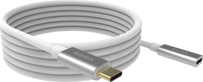 Kabllo USB C Vision TC 2MUSBCEXT, 2 m, USB 3.2 Gen 2, e bardhë