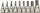 Set bit-çelësa gjashtëkëndorë Teng M3812, 9 copa, 3/8", metalik