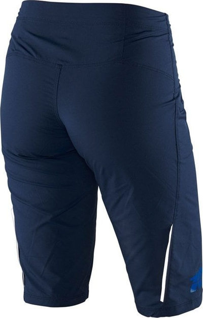 Pantallona të shkurtra çiklizmi 100% RIDECAMP Women, poliestër, DWR, të zeza, L
