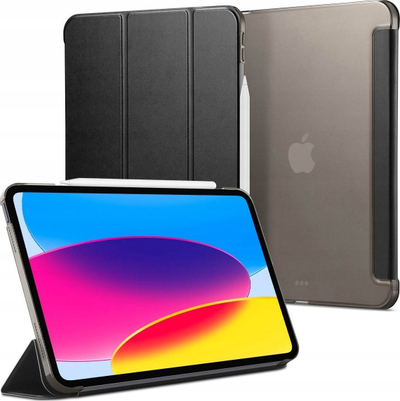 Kllëf tablet Spigen Smart Fold për iPad 10.9, gjenerata e 10, i zi