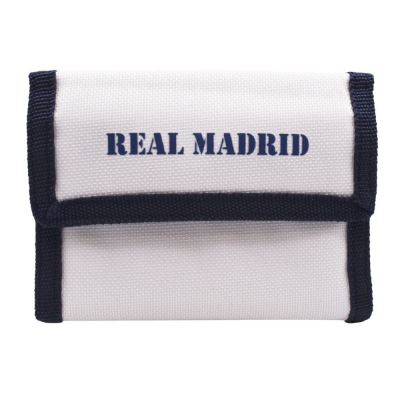 Portofol Real Madrid RM6CAR11, poliester, i bardhë