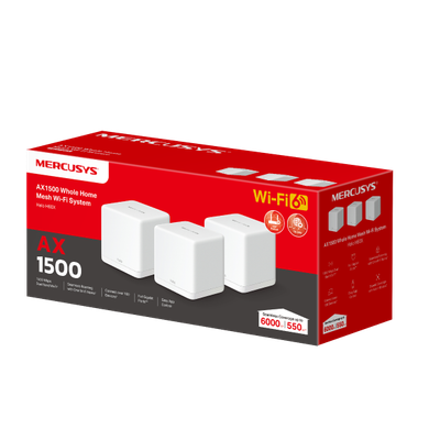 Ruter Mercusys Halo AX1500, WiFi 6, 550 m²