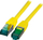 Kabllo rrjeti EFB RJ45 patch, Cat.6A S/FTP, 15 m, e verdhë