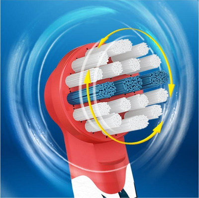 Brushë elektronike për fëmijë Oral-B Kids Star Wars D100 + kuti mbrojtëse, e kuqe/ e bardhë