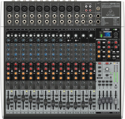 Аудио миксер Behringer X2442USB, 24 канали, USB, црн