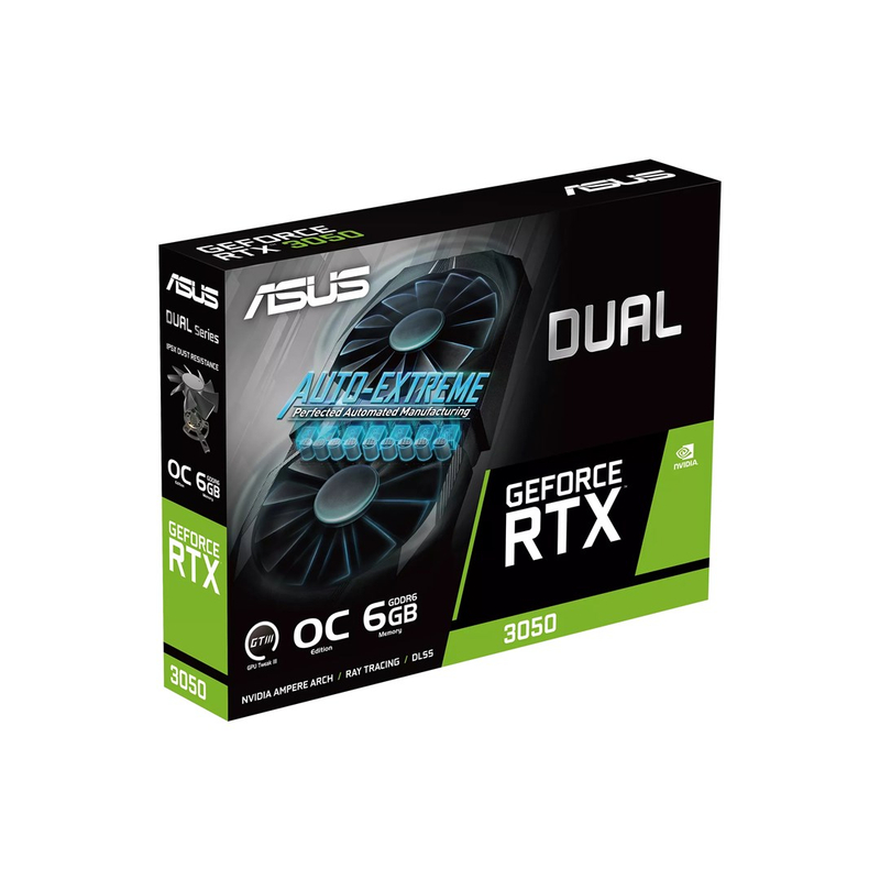 Kartë grafike ASUS Dual NVIDIA GeForce RTX 3050, 6 GB GDDR6