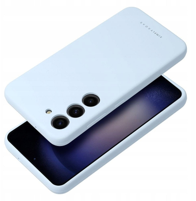 Mbrojtëse telefoni Roar Futera Cloud Skin për Samsung S24 FE, e hollë, blu e çelët