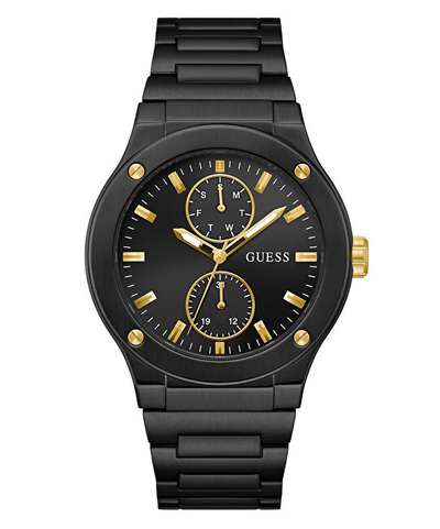 Orë burrash Guess Mens Black Multi-function GW0795G3, e zezë
