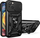 Mbrojtëse telefoni Hurtel Hybrid Armor Camshield për Realme 10 Pro Plus, kapak kamere, me unazë metalike, e zezë
