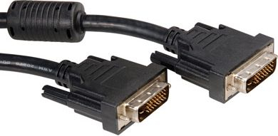 Kabllo DVI Roline 11.04.5595, Dual Link, 10m, e zezë