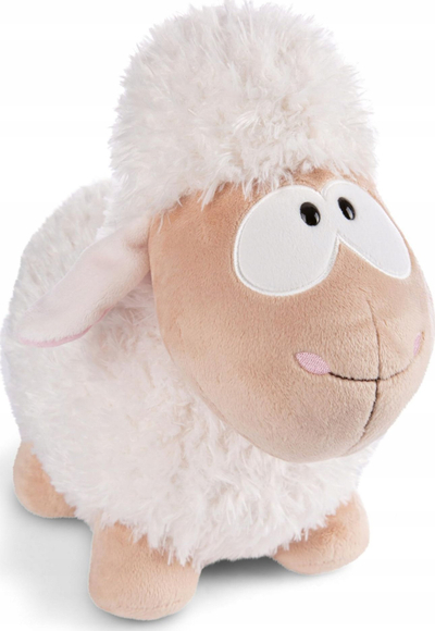 Lodër pelushi dele Nici Wooly Gang, 34cm, e bardhë