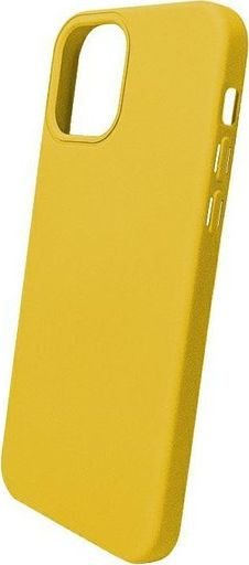 Mbrojtëse telefoni Jelly Liquid për iPhone 12 mini 5.4", silikoni, e verdhë
