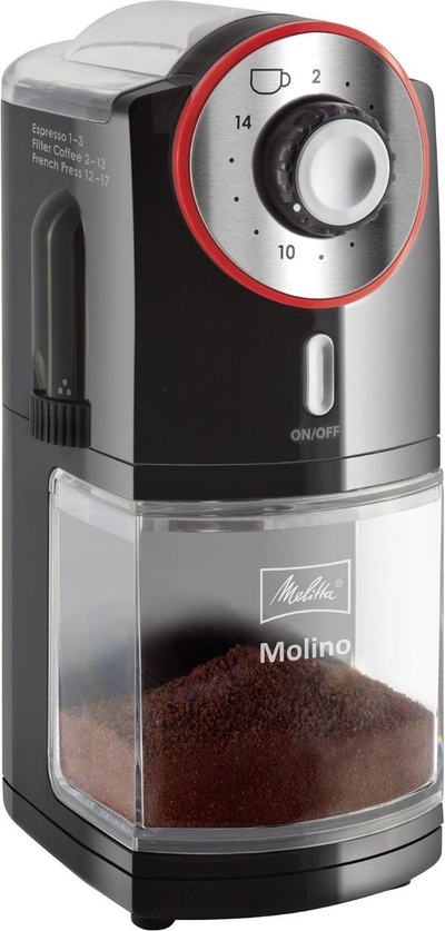 Bluarëse kafeje Melitta Molino, 100 W, e zezë