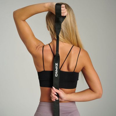 Rrip për yoga Zipro, 165 x 3.5 cm, i zi