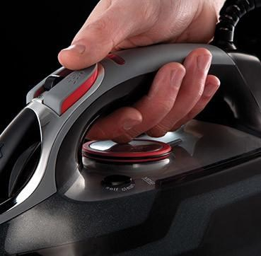 Hekur me avull Russell Hobbs PowerSteam Ultra 20630 56, 3100W, pllakë qeramike, i zi