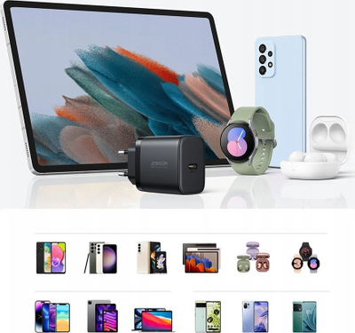 Karikues i shpejtë Joyroom JR-TCF11, 25W, USB-C, me kabllo 1m, i zi