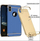 Kapak telefoni Ipaky 3in1 për iPhone X, TPU, plastikë e fortë, blu