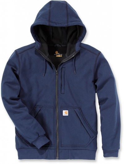 Xhaketë me kapuç Carhartt Wind Fighter, Rain Defender, fleece, blu e errët, S