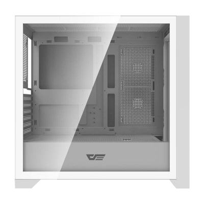 Kornizë kompjuteri DarkFlash DRX90 Potaov, ATX Mid Tower, panel mesh, xham i temperuar, e bardhë