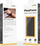 Byzylyk për Apple Watch JCPal FlexForm, 38/40/41mm, silikon, zi/portokalli