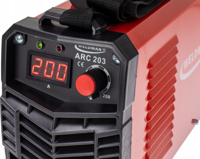 Inverter saldimi Weldman ARC MMA, 230A, 230V, i kuq