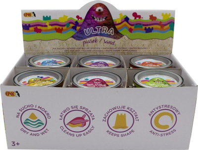 Rërë kinetike Epee UltraSand, 200g, 5 forma kështjelle, lejla
