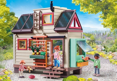 Lodër shtëpi e vogël Playmobil My Life 71509 Tiny House, 2 kate, me figurina
