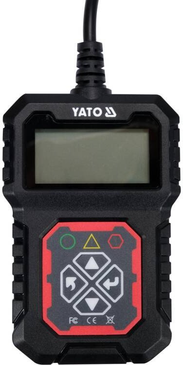 Дијагностички тестер OBD2 Yato YT-72978, LCD, за автомобили и товарни комбиња
