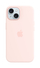 Маска Apple за iPhone 15 Silicone Case со MagSafe, Light Pink