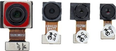 Kabëll fleksibël me kamerë mbrapa për Huawei P Smart 2021, pjesë për ndërrim, e zezë