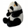 Lodër pelushi Deef Giant Panda, 50 cm, bardh e zi
