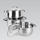 Set tenxhere Maestro MR-2120-6L, 6 copë, inoks, argjendtë