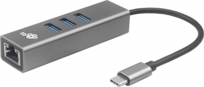 Stacion dokimi TB Print AKTBXKACRJ453UG, USB‑C, Ethernet 1 Gbps, gri