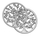 Varëse Hot Diamonds Emozioni Balance and Harmony Sparkle Coin EC480-EC481, 33 mm sHD1359-33