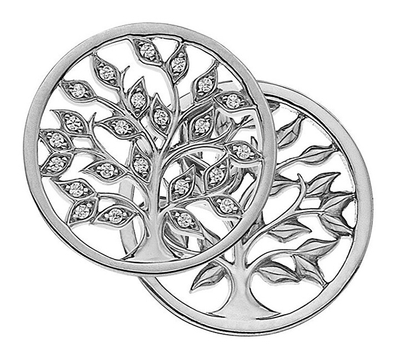 Varëse Hot Diamonds Emozioni Balance and Harmony Sparkle Coin EC480-EC481, 33 mm sHD1359-33