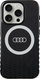 Футрола за телефон Audi IML Big Logo Hard Case, MagSafe, за iPhone 15 Pro 6.1", црна