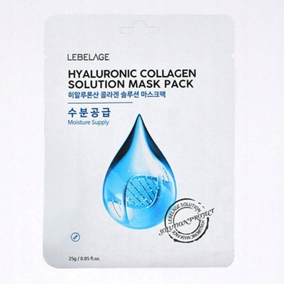 Maskë për fytyrë LEBELAGE Hyaluronic Collagen Solution, për hidratim, 1 copë