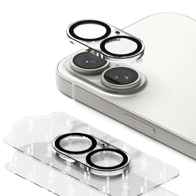Xham për kamerë Ringke Camera Full Cover, 2 copë, për iPhone 17, i zi