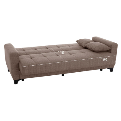 Set divan-shtrat (3 + 2 ulëse) HM11748.02, bezhë