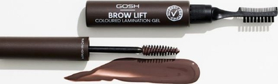 Xhel laminues për vetulla GOSH Brow Lift 002, 6ml, kafe e errët