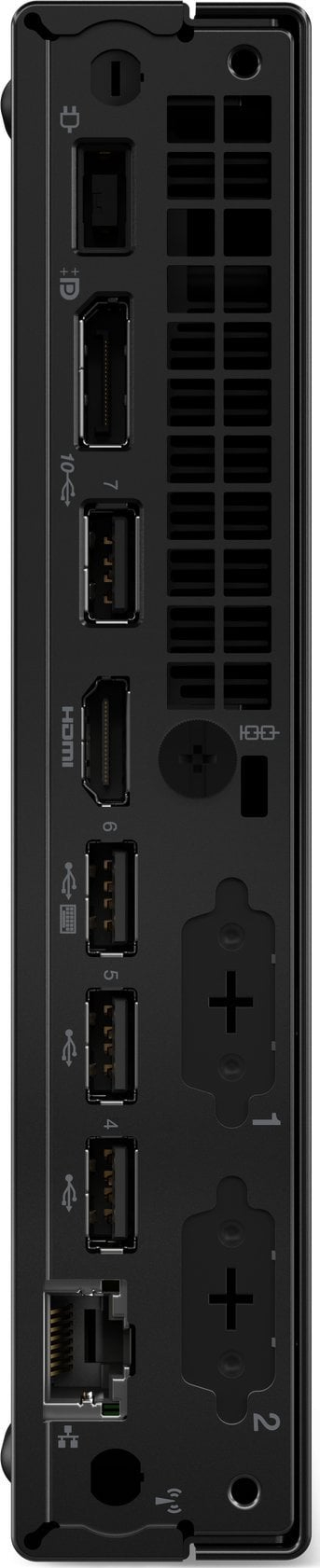 Kompjuter desktop Lenovo ThinkCentre M75q Gen 5, Ryzen 5 8500GE, RAM 16GB, SSD 512GB, ngjyrë e zezë