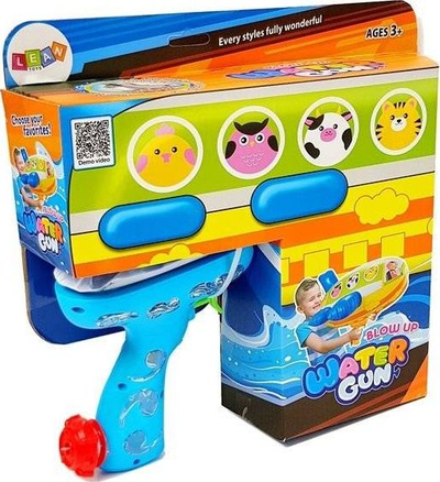 Pistoletë me ujë me ajër Lean Sport Unicorn Large, për kalamaj, e bardhë blu