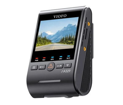 Kamerë sigurie për makinë Viofo A329S 1CH, 4K, WiFi GPS, ngjyrë e zezë