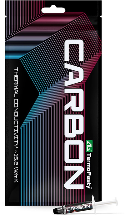 Pasta termike AG TermoPasty Carbon, përçueshmëri e lartë, 4g, gri